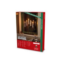 Candlestick Wood/Metal 5 LED