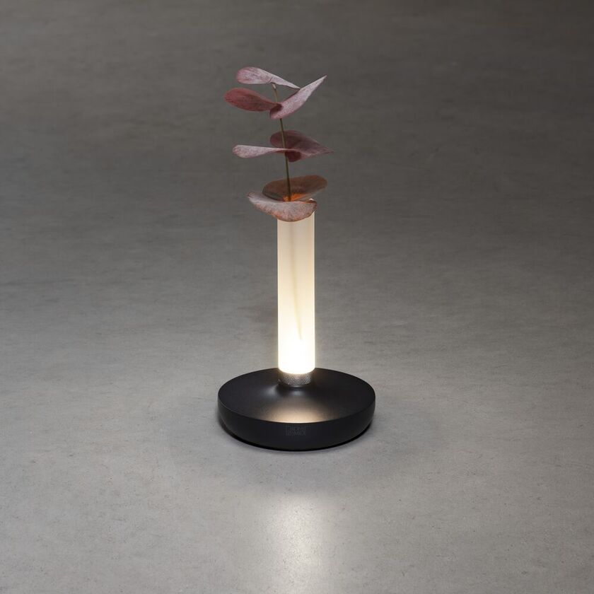 Biarritz USB-Tischvase schwarz