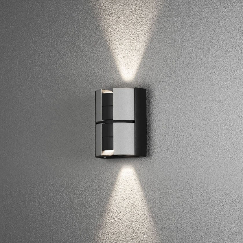 Vidar vägglykta 2x5W LED svart