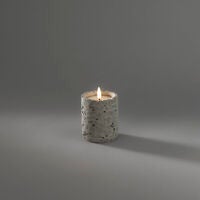 B/O cement candle light LED