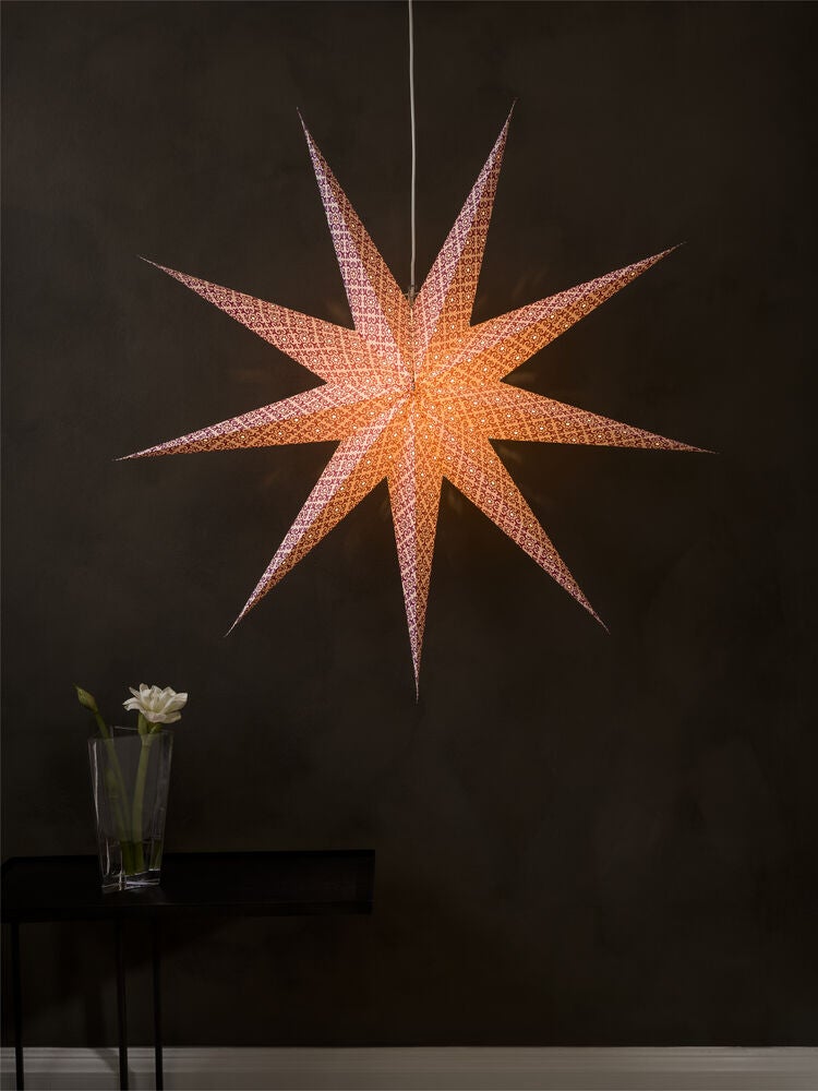 Pappersstjärna lila 115cm 