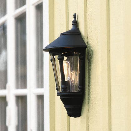 Virgo Flush Wall Light M.Black