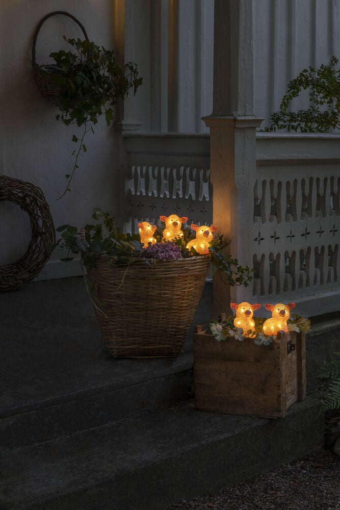  Acryl Lichterk. Schweine 5