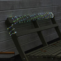 Ljusslang mini, pastell LED ute