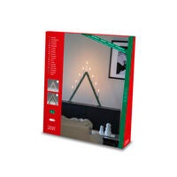 Träljusstake 9 lampor, vit