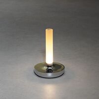 Biarritz bordslampa silver USB