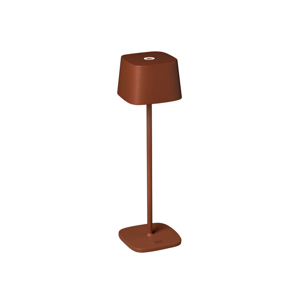 Capri table lamp USB teracotta
