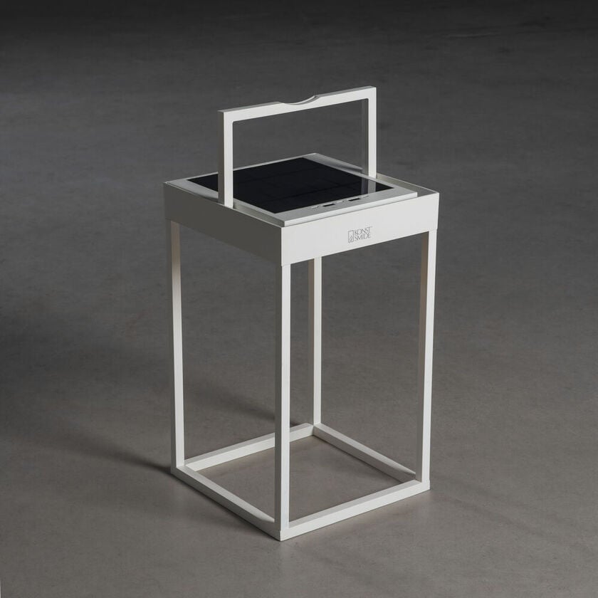 Portofino lanterna USB/sol vit