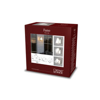 Fano vägglykta E27 vit