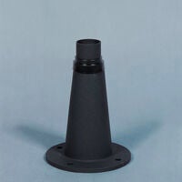 Gate Post Fitting - Matt Black