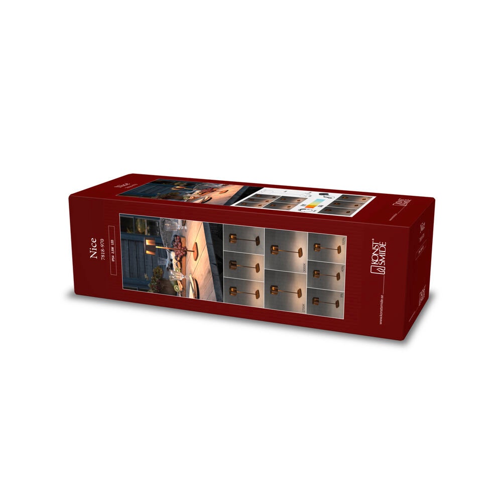 Nice bordslampa rost USB