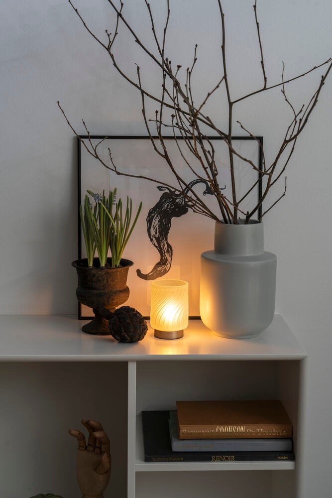 LED Kerze, gemustertes mattes 