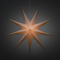 Pappersstjärna lila 115cm 