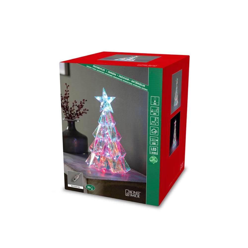 3DWeihnachtsbaum mit Stern, kr