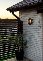 Oden väggl E27 svart eluttag