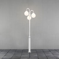 Arcturus 3-arm lykta ex stolpe