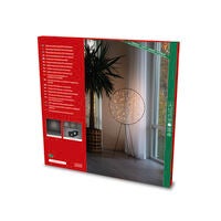 Rund metalldekoration 160 LED