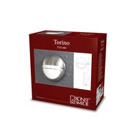 Torino vägglykta E27 aluminium