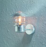 Modena vägglykta upp E27 galv