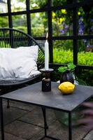 Nantes bordslampa USB Vit