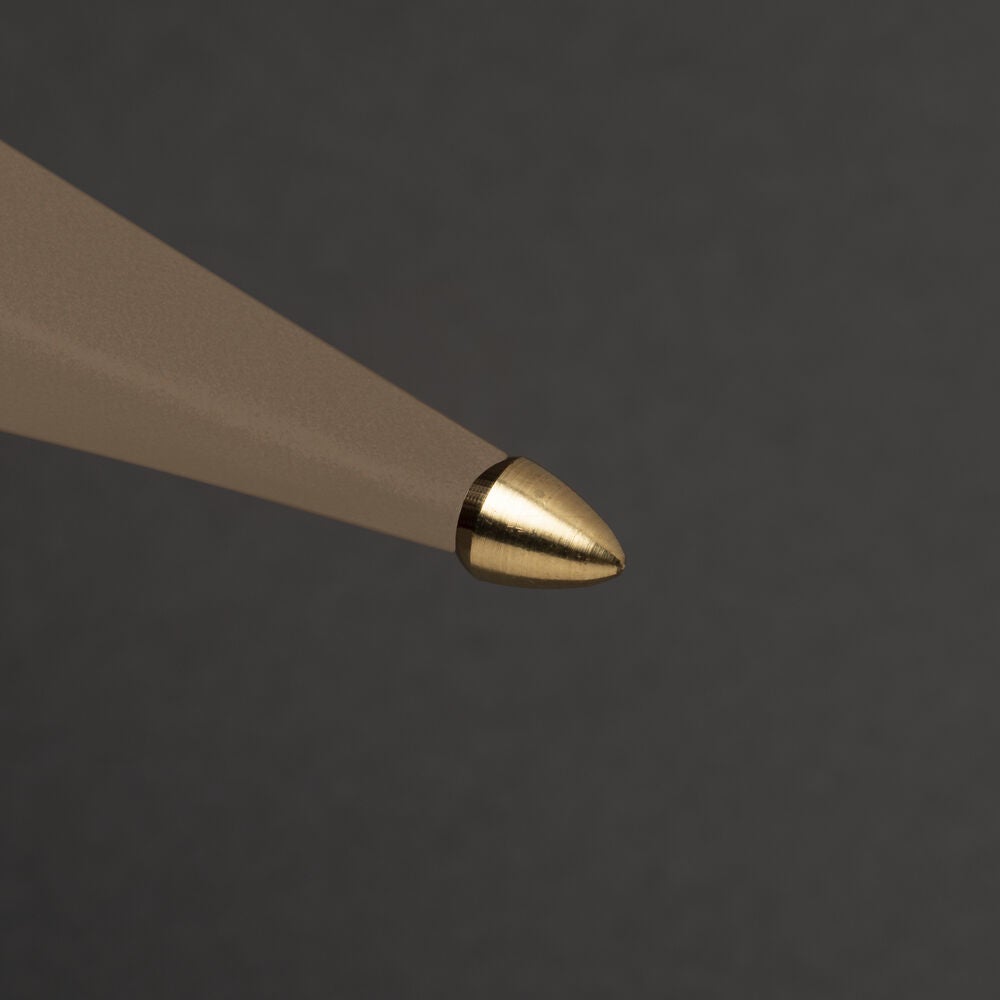 Pappersstjärna beige 60 cm