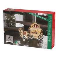 Santa carriage LED, B/O & USB