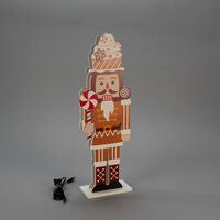 Nötknäppare brun LED batteri