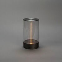 Edison M bordslampa M.Grå USB