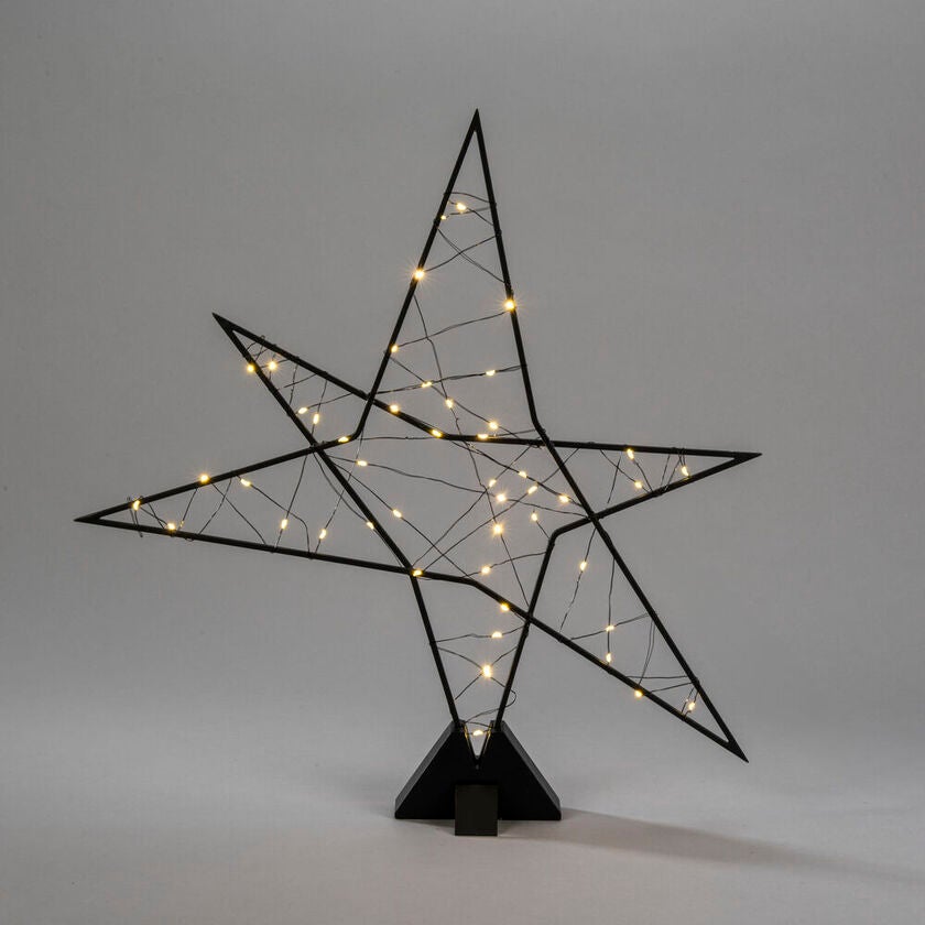 Schwarzer Stern mit Fuß