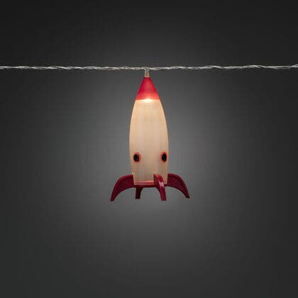 LED Dekolichterkette, Raketen