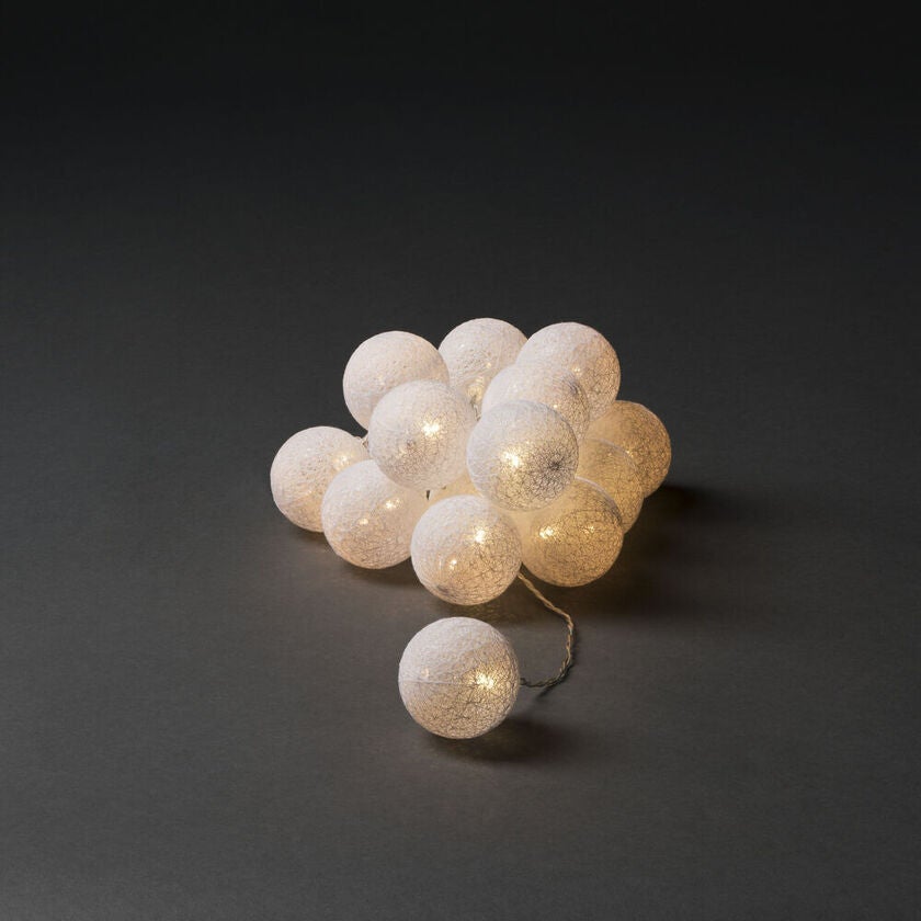 LED Dekolichterkette, weiss,