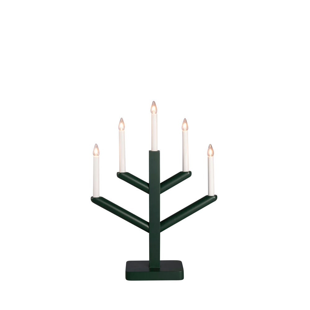 Holzleuchter Holz 5 Lampen Grü