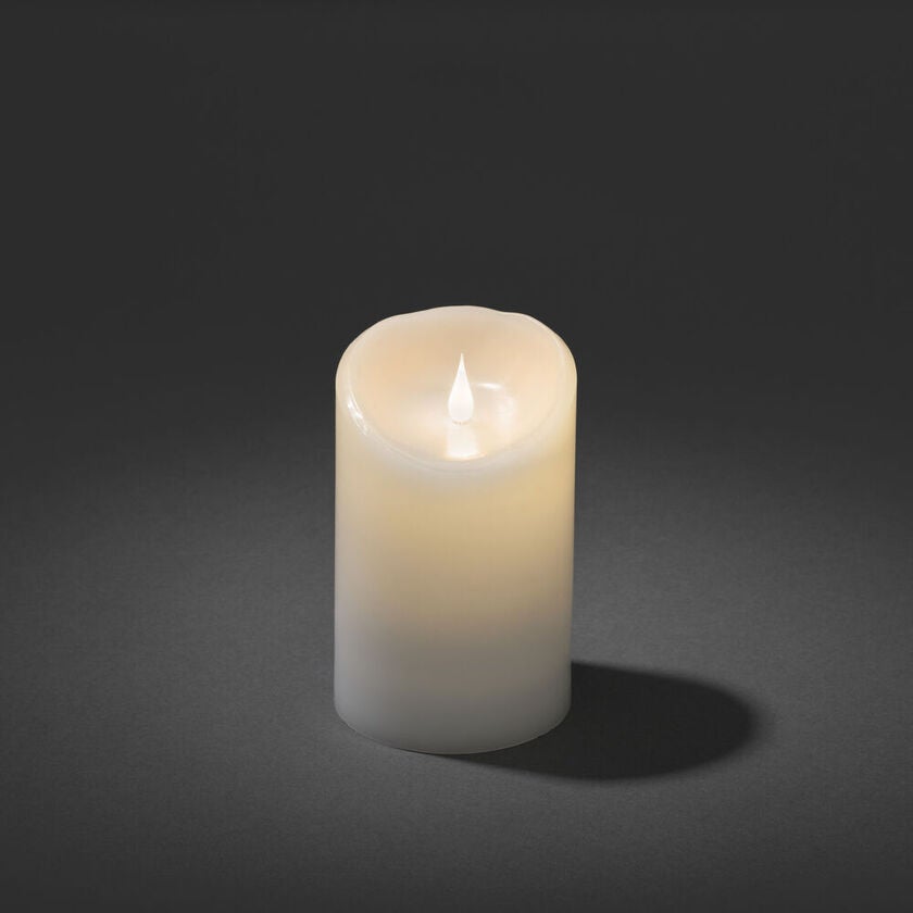 Vaxljus 10,2x15,2cm LED vit