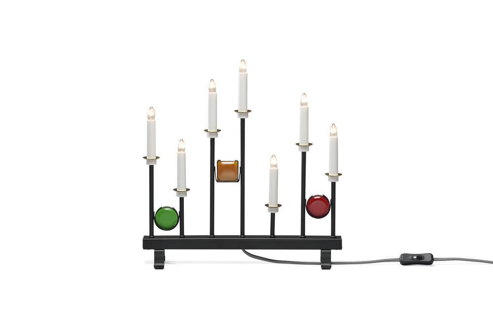 Candlestick metal 7 bulbs