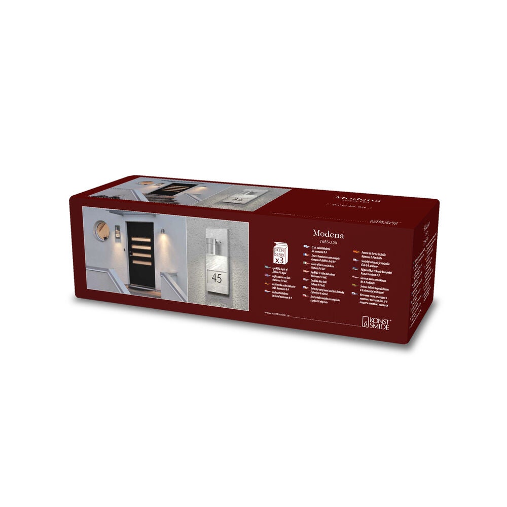 Modena vägglykta GU10