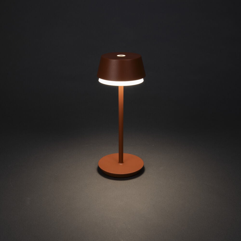 Lyon bordslampa usb Teracotta