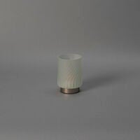 Ljuslykta glas laddbar LED 