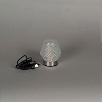 Rechargeable Glass Candle. LED