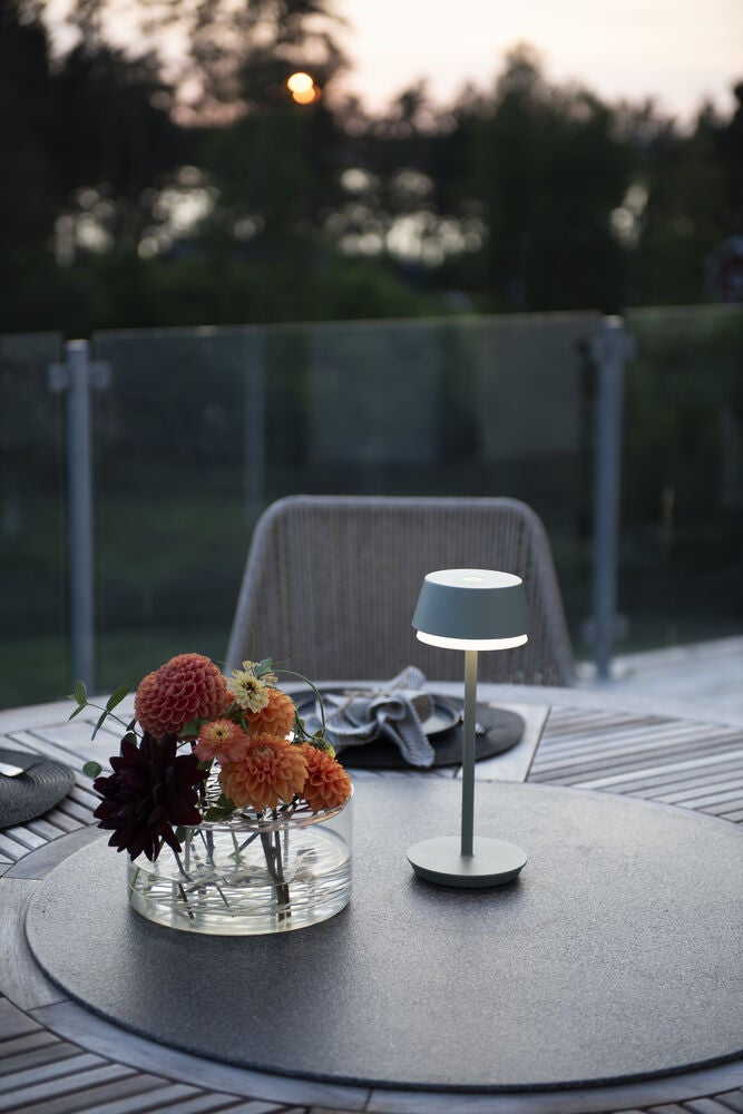 Lyon bordslampa usb Grön/grå