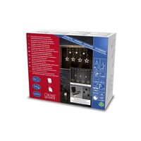 Curtain LED Amber Solar B/O