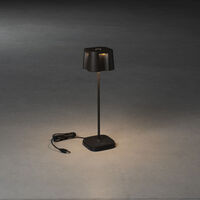 Nice bordslampa svart USB