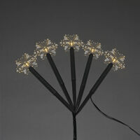 LED Spiessleuchte mit 5 Schnee