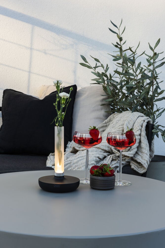 Biarritz bordslampa silver USB