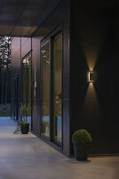 Cremona vägglykta LED m.grå