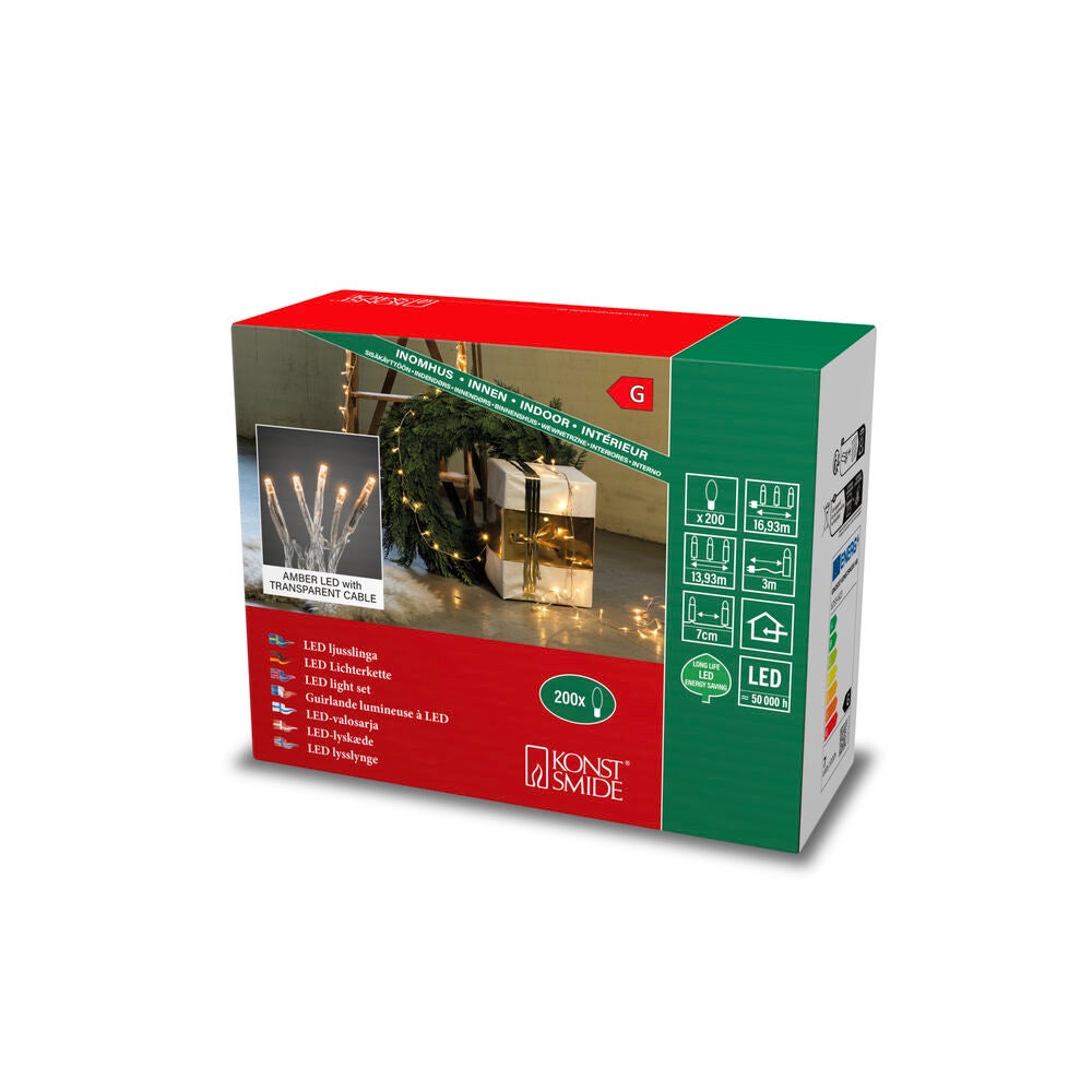 Micro LED Lichterkette, versch