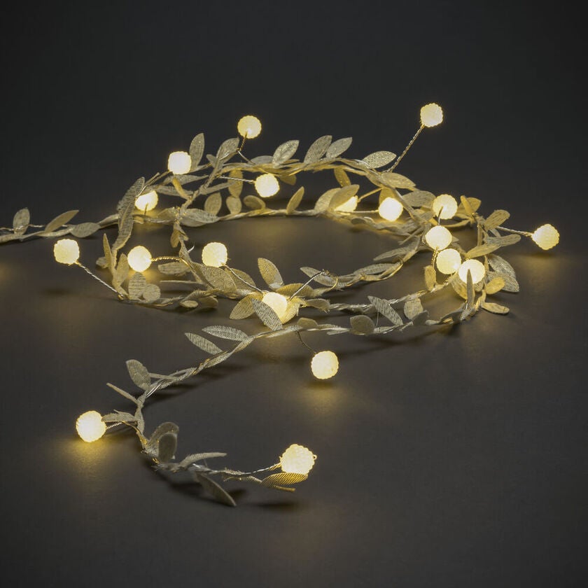 Light Set Gold Leaves 20 LED