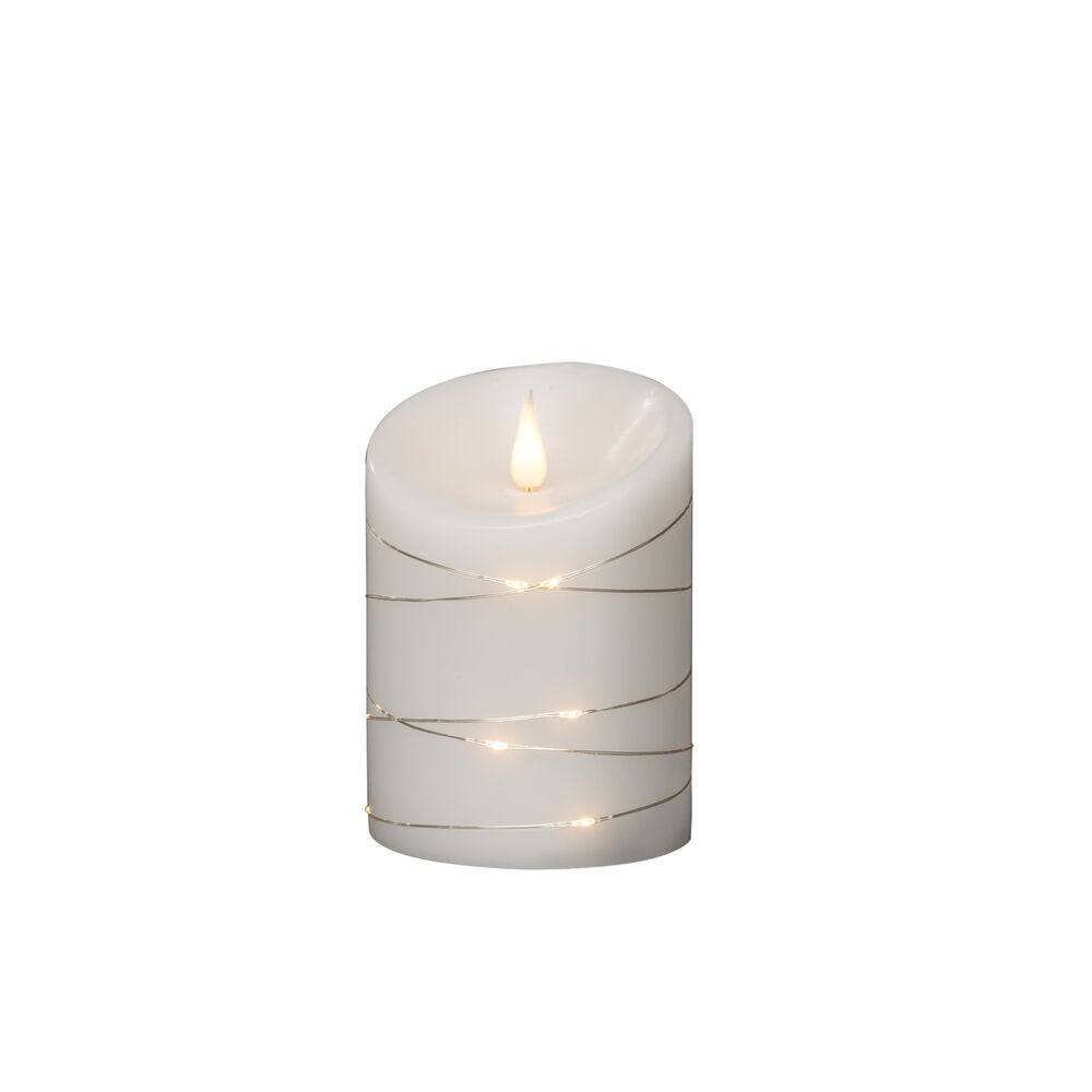 Wax Candle Warm White LED