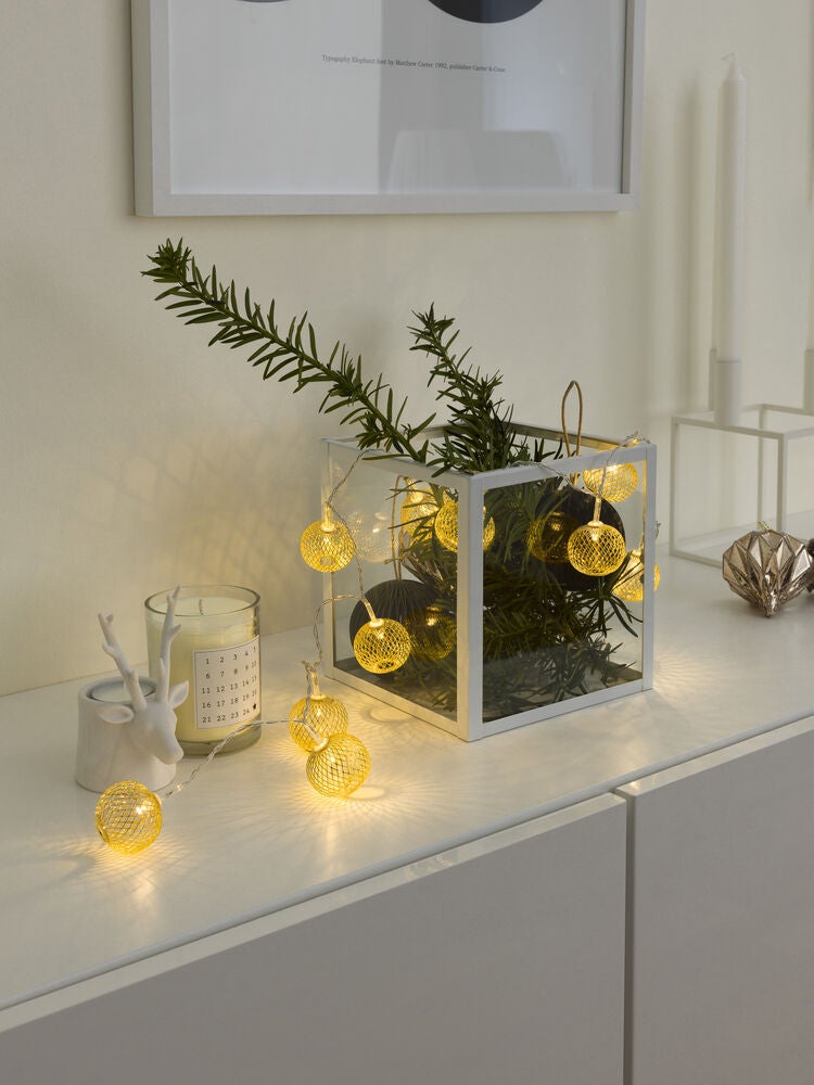 Light Set 10 Copper Balls LED