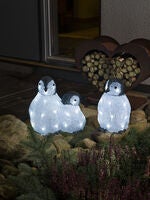Acrylic Penguin Family 48 LED