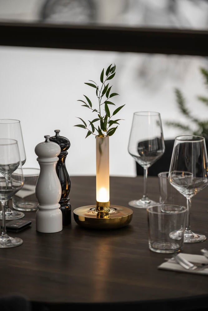 Biarritz bordslampa silver USB